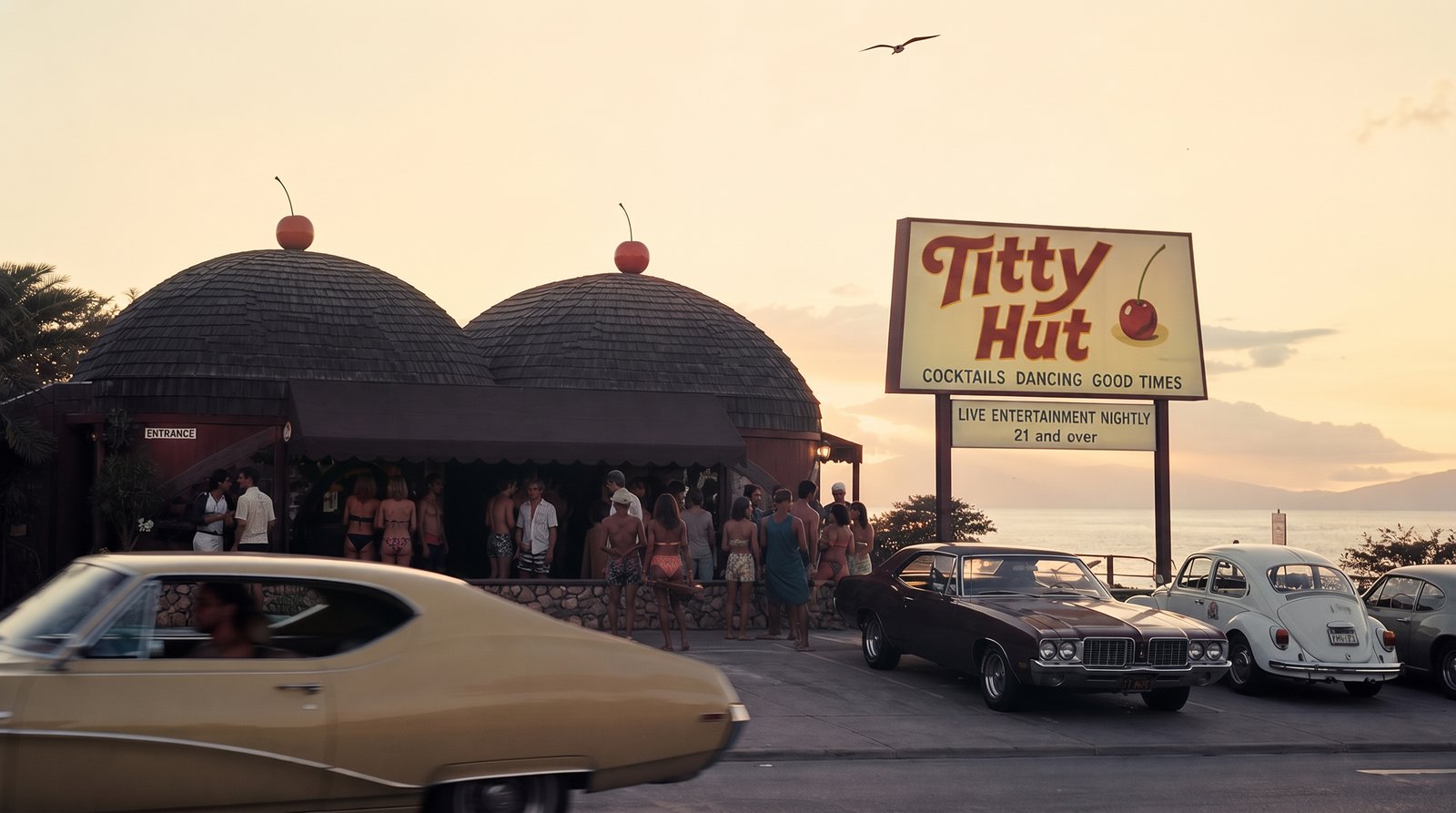 The Titty Hut Club in 1970